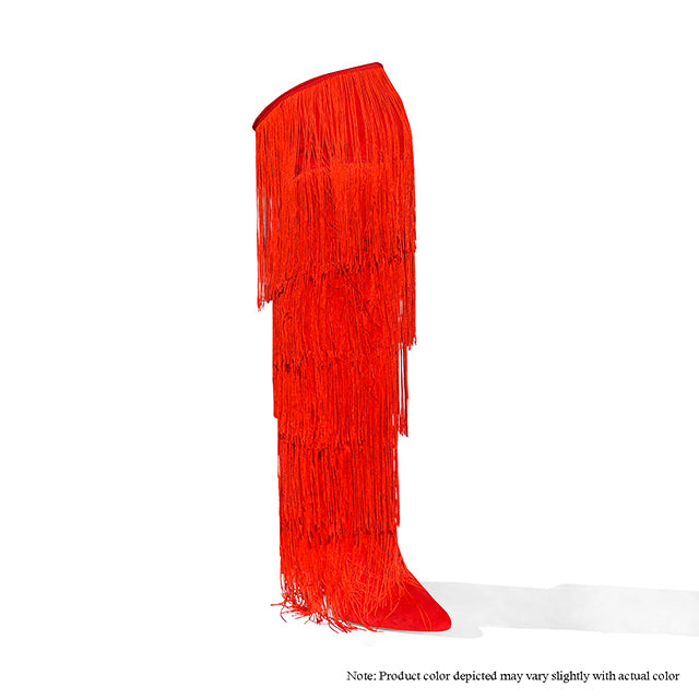💃 Unwritten Style —Fringe Benefits Statement Boots The House of Stylez