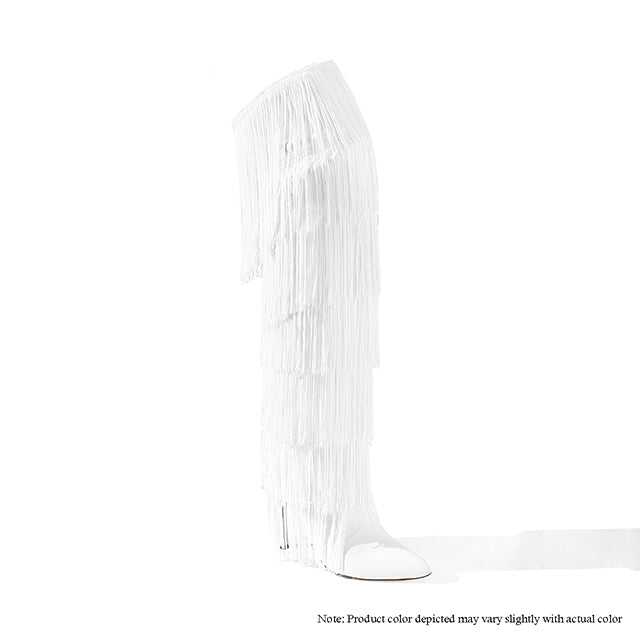 💃 Unwritten Style —Fringe Benefits Statement Boots The House of Stylez
