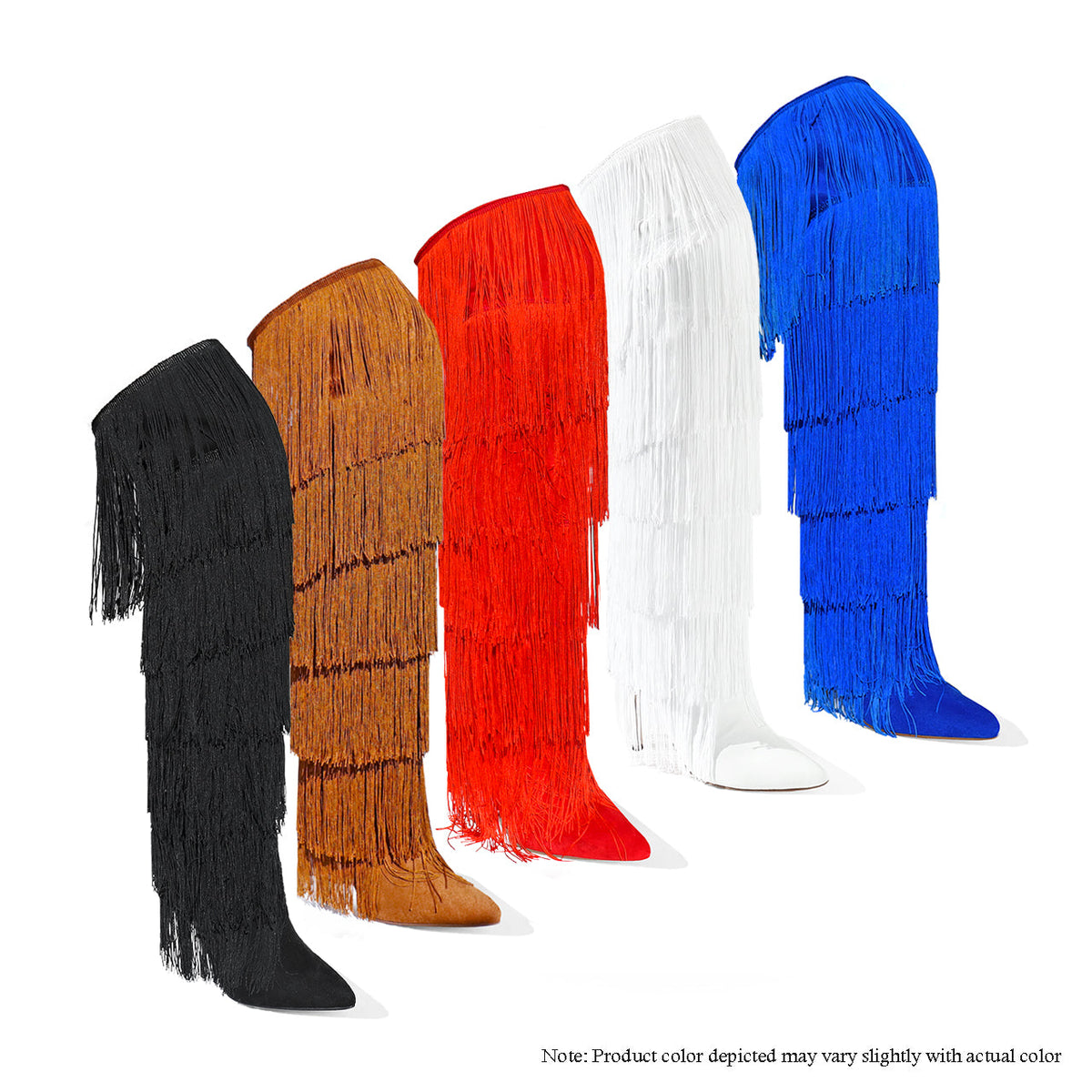 💃 Unwritten Style —Fringe Benefits Statement Boots The House of Stylez