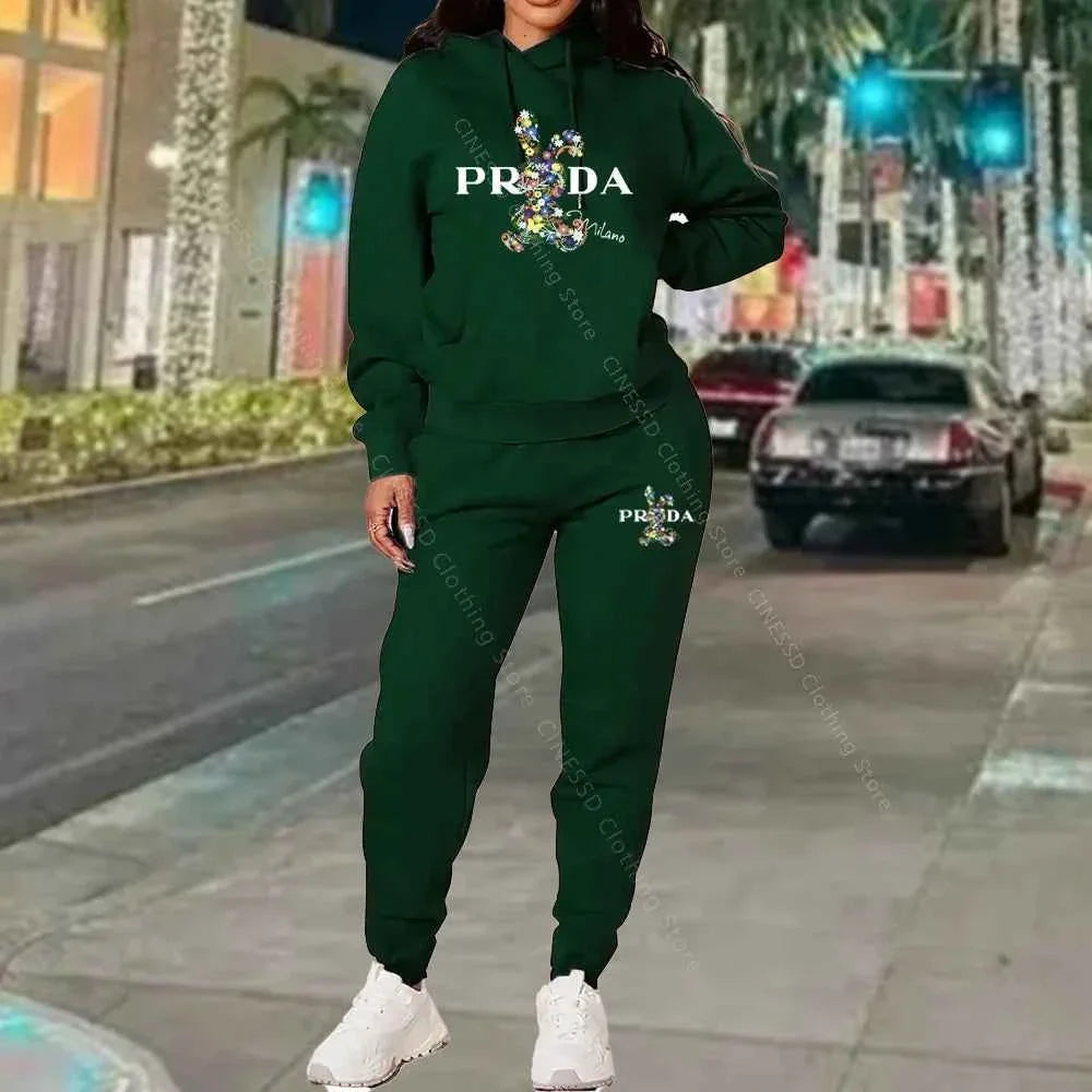 Unwritten Style | Midnight Luxe Graphic Jogger Set