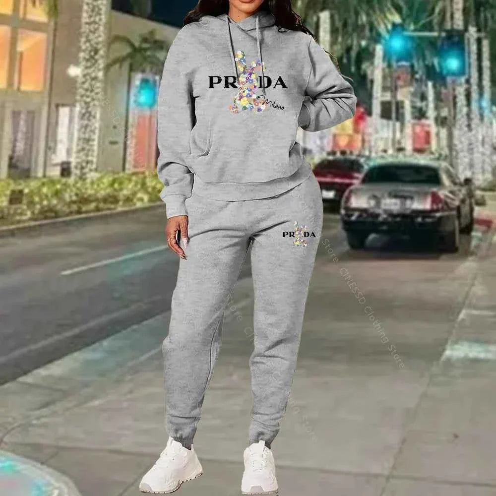 Unwritten Style | Midnight Luxe Graphic Jogger Set