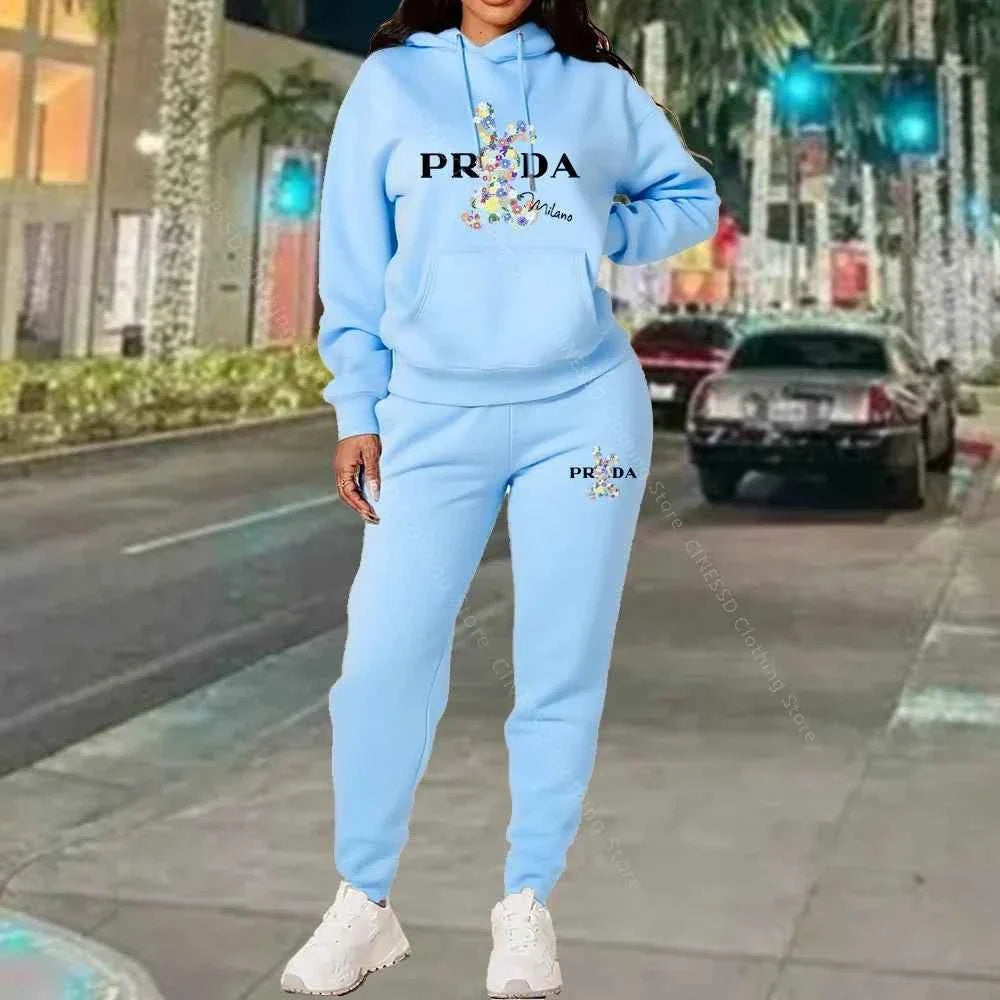 Unwritten Style | Midnight Luxe Graphic Jogger Set