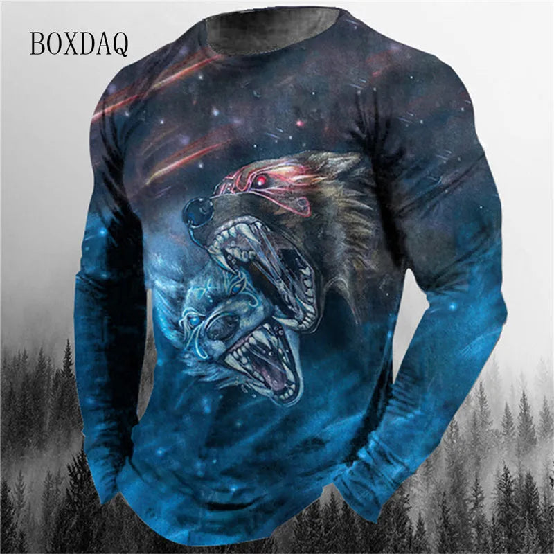 UnWritten Style — Wild Instinct 3D Graphic Long-Sleeve Tee Living Perfectly You