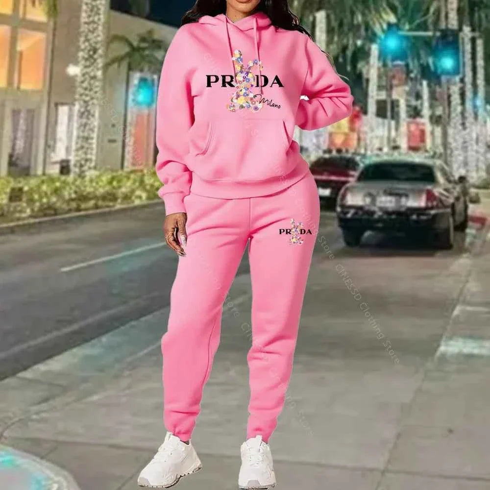 Unwritten Style | Midnight Luxe Graphic Jogger Set