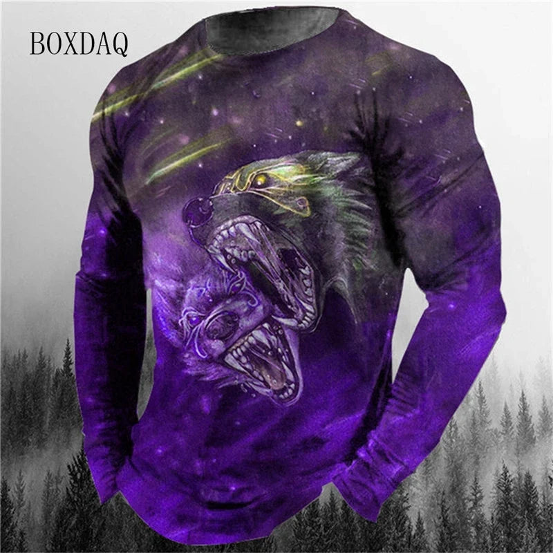 UnWritten Style — Wild Instinct 3D Graphic Long-Sleeve Tee Living Perfectly You