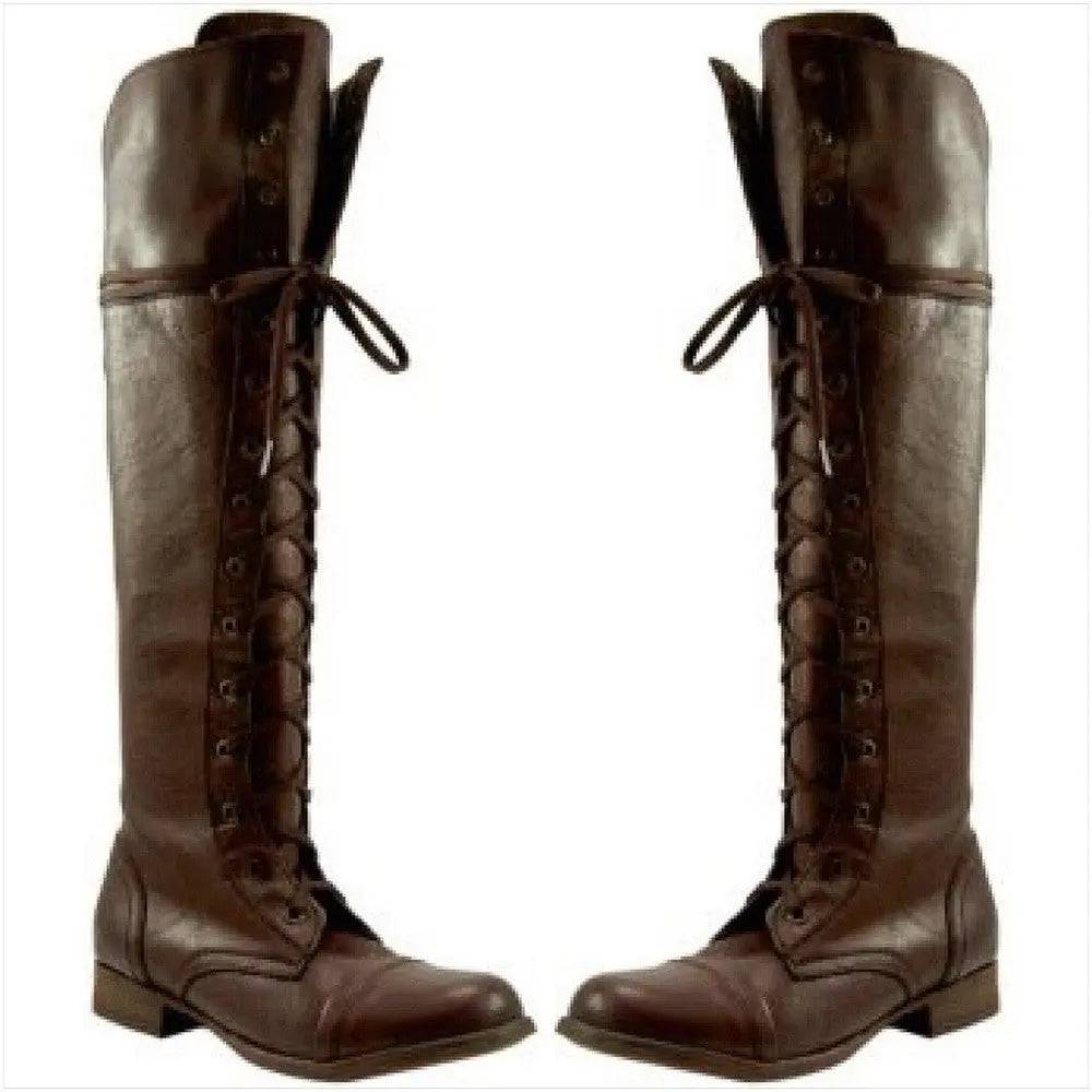 🤎 Unwritten Style — Rebel Rider Lace-Up Boots The House of Stylez
