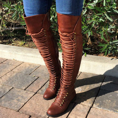 UnWritten Style — Over-the-Knee Lace-Up Boots Sarah Express