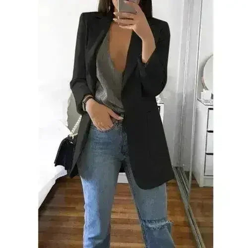 UnWritten Style — Boss Mode Longline Blazer Femstylo