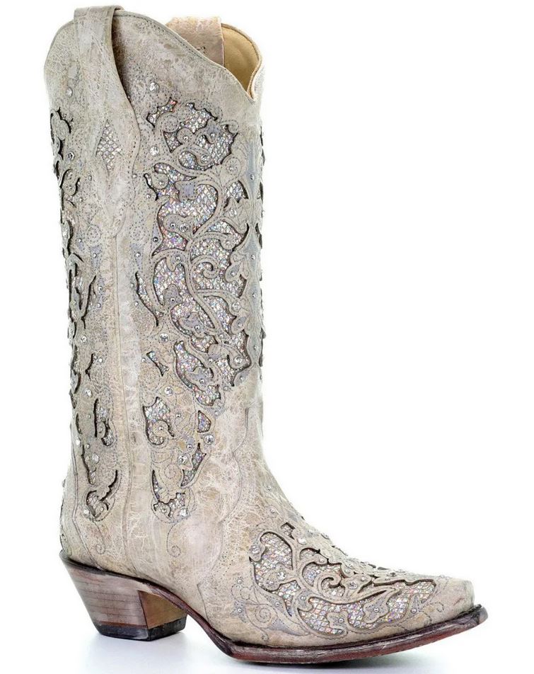 🤍Unwritten Style Western Lace Statement Boots Country in My Heart